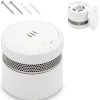 Détecteur de fumée Compact alarme 85db blanc Ø 5.5 x 5 cm*