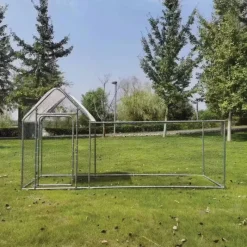 Enclos à volailles 3x1x1,5 m avec bâche Robuste et pratique* Discount