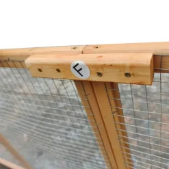 Enclos en bois 2 portes latérales 200 x 115 x 75 cm* New