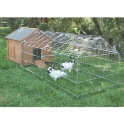 Enclos extérieur zingué avec bâche petits animaux* Sale