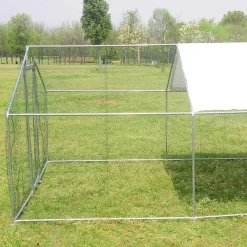 Enclos pour volailles 12m² - Structure galvanisée 4x3x2m* Sale