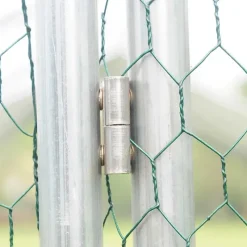 Enclos pour volailles 6x3x2m - 18m² en tube galvanisé et toile PE imperméable* New