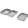 Ensemble pour paner inox 430 - 20,5x15,5x3cm empilable*Pradel France Sale