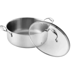 Faitout Ø 28 cm Lumia Tri-Ply 2,5mm Acier 18/10 avec Couvercle*Pradel Excellence New