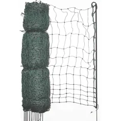 Filet poule électrique vert H110 cm Longueur 25 m double pointe* New