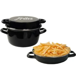 Friteuse couvercle émail+ panier Ø26cm- Compatible tous système de cuisson* Clearance