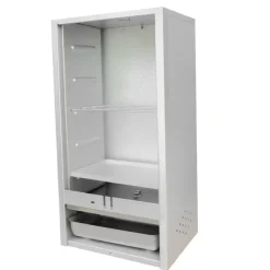 Fumoir viande et poisson H75 cm acier aluminisé porte coulissante*Peetz