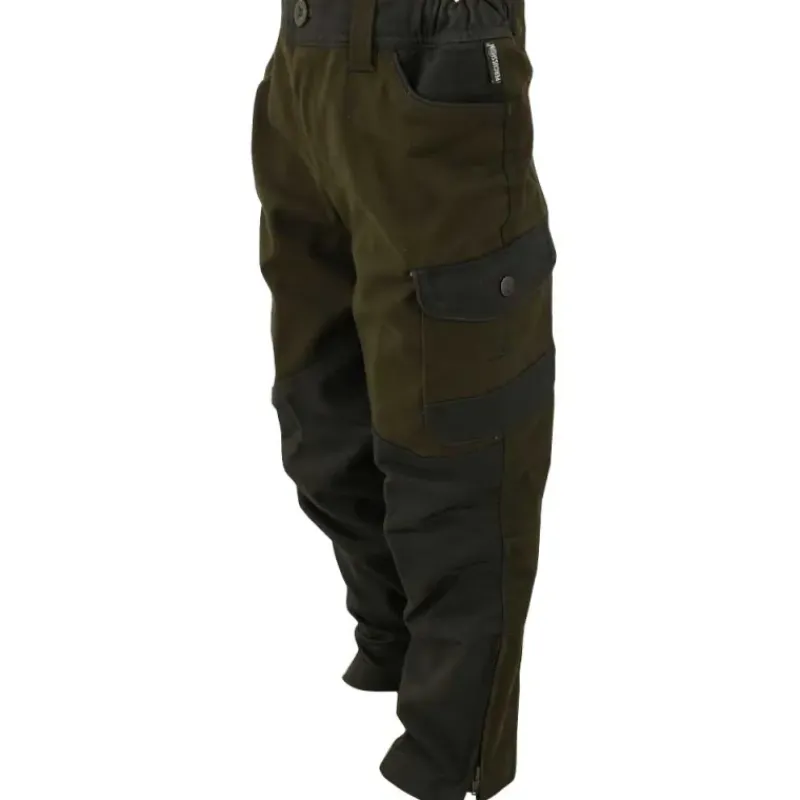 Fuseau chasse tradition enfant polyester coton kaki*Percussion