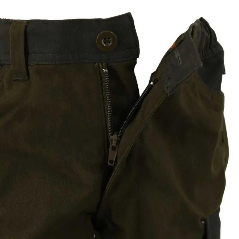 Fuseau chasse tradition enfant polyester coton kaki*Percussion