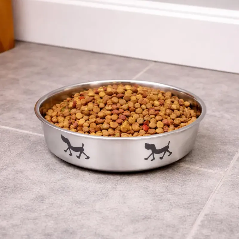 Gamelle acier inoxydable antidérapante couleur 21cm* Outlet