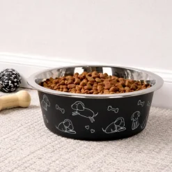 Gamelle en acier inoxydable pour chiens à longues oreilles 4 000 ml* Sale