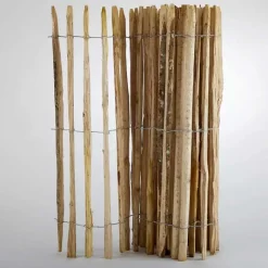 Ganivelle en Châtaignier Naturel - 10m x 1,2m - Espacement 6-7cm* New