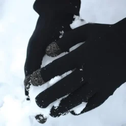 Gants étanches anti transpiration nylon fibres bambou noir 7 à 9* Hot