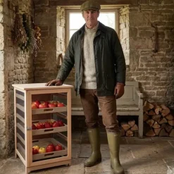 Garde manger en bois pour fruits et légumes largeur 50 cm* Online