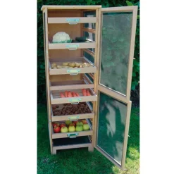 Garde manger fruitier/ légumier en hêtre hauteur 150 cm* Best