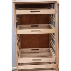 Garde manger fruitier/ légumier en hêtre hauteur 150 cm* Best