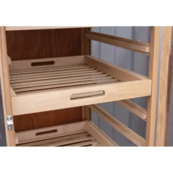 Garde manger fruitier/ légumier en hêtre hauteur 150 cm* Best