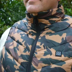 Gilet chauffant fibre polyester et carbone camo CE taille 2XL* New