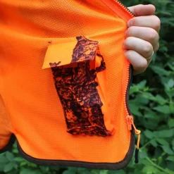 Gilet Classy déperlant polyester nylon camo orange vert S à 4XL*Somlys New