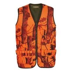 Gilet réversible Savane polyester coton kaki orange M à 4XL*Percussion New