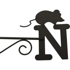 Girouette chat météo métal pour jardin, toit d'extérieur, direction du vent* Hot