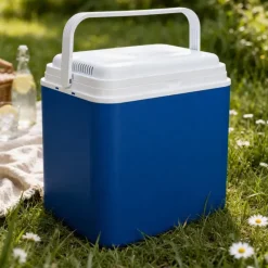 Glacière électrique polyvalente 12V 24L bleu 40x23x41* Clearance