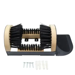 Gratte bottes 4 brosses nylon rigide 23x15cm + repose bien* Sale