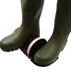 Gratte bottes 4 brosses nylon rigide 23x15cm + repose bien* Sale