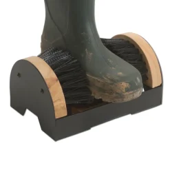 Gratte bottes 4 brosses nylon rigide 23x15cm + repose bien* Sale