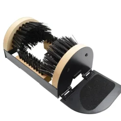 Gratte bottes 4 brosses nylon rigide 23x15cm + repose bien* Sale