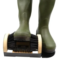 Gratte bottes 4 brosses nylon rigide 23x15cm + repose bien* Sale