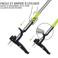 Griffe d’arrache-herbe manuelle aluminium 98 cm* New