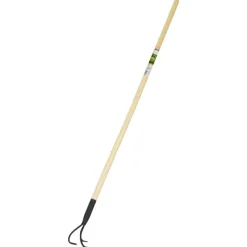 Griffe de jardin 3 dents ® - 150 cm - Acier carbone & manche bois*Progarden Best