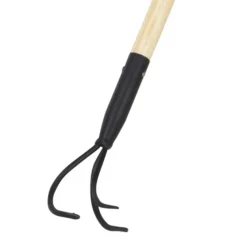 Griffe de jardin 3 dents ® - 150 cm - Acier carbone & manche bois*Progarden Best