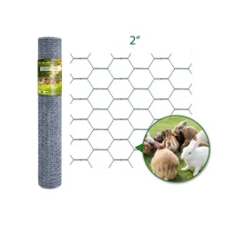 Grillage Hexagonal Galvanisé - Maille 50mm - Hauteur 1,5m - Rouleau 25m* Discount