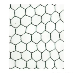 Grillage maille hexagonale 25mm plastifié vert hauteur de 1.5 m* Online