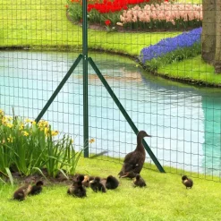 Grillage rouleau galvanisé PVC 1,50m x 20m - Maille 75x100mm Ø2,1mm* Hot