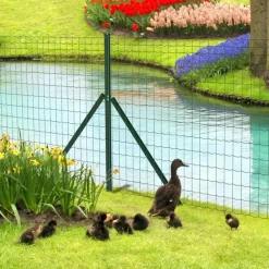 Grillage rouleau 1,50m x 20m - Maille 50x100mm - Fil Ø2,5mm PVC vert* Discount