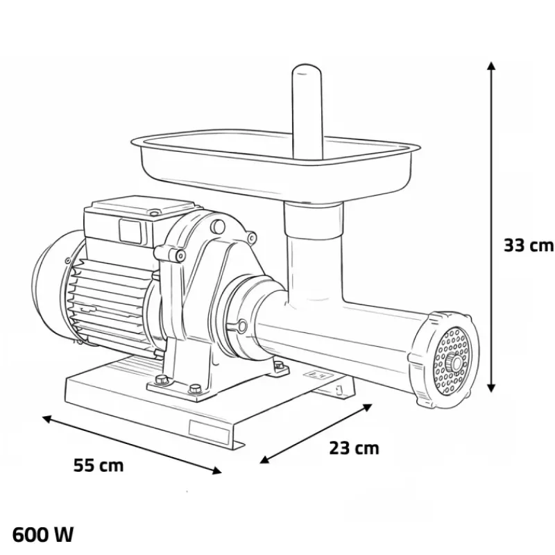 Hachoir à viande électrique 600 Watts ® professionnel*Reber Best
