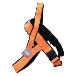 Harnais norvégien réfléchissant orange néoprène nylon 60-70cm*Mon ami Luki Best