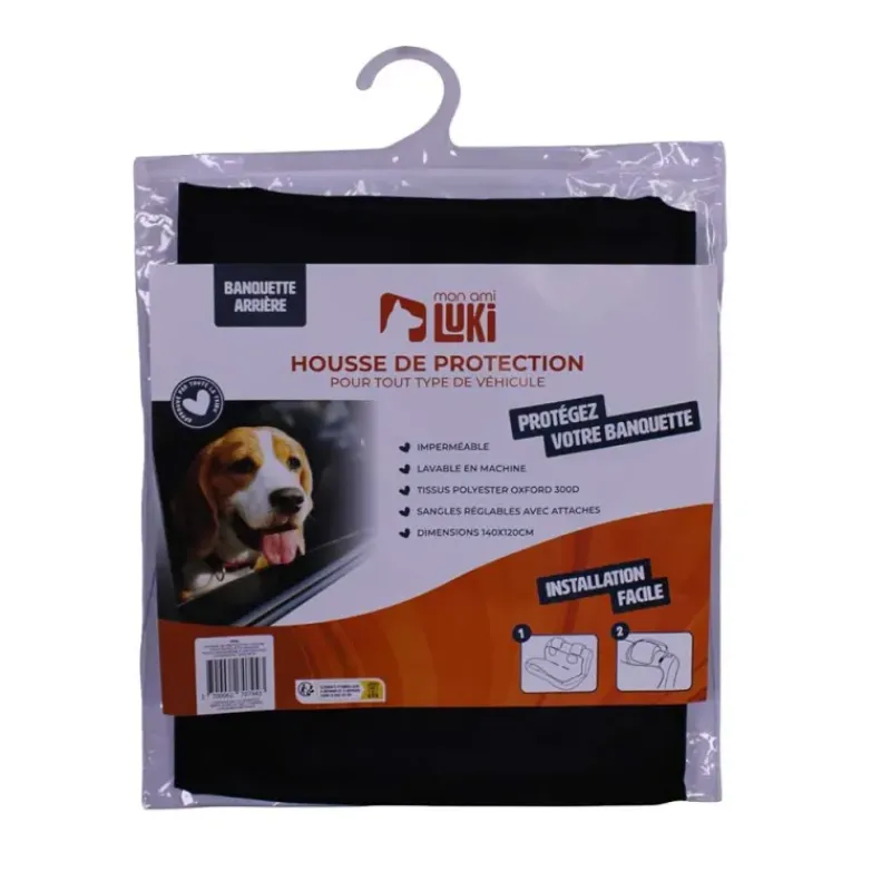 Housse protection voiture banquette arrière 140 x 120 cm* Sale