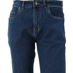 Jeans coupe droite Andrew 5 poches coton bleu moyen 40 à 54*LMA Online