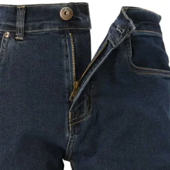 Jeans coupe droite Andrew 5 poches coton bleu moyen 40 à 54*LMA Online