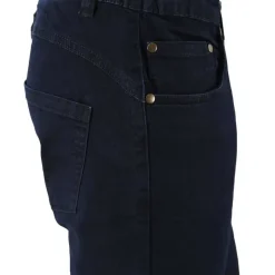 Jeans femme coupe confort coton polyester bleu foncé 38 à 54*LMA Online