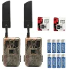 Kit 2 Caméras Détecteurs Live Camouflage + 16 Piles + 2 Cartes SD* Online