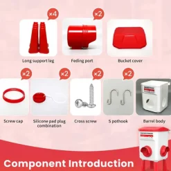 Kit mangeoire 12 kg + abreuvoir 11 L pour poule* Outlet