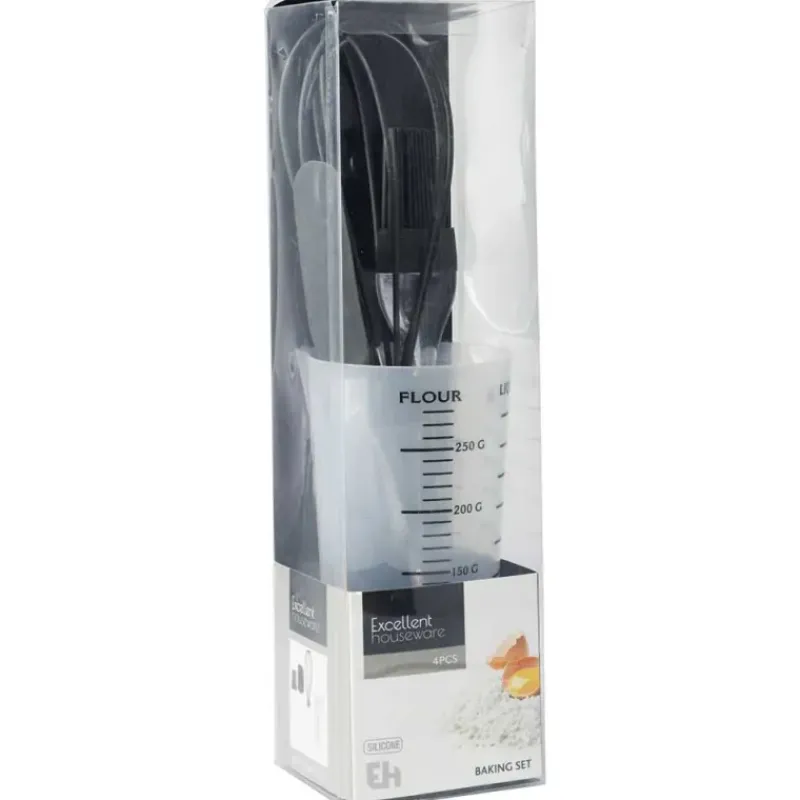 Kit Pâtisserie 4 Pièces Pichet 500ml Fouet Spatule Pinceau* Sale