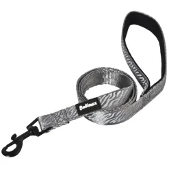 Laisse pour chien avec poignée réfléchissante - Gris 100 cm* Clearance