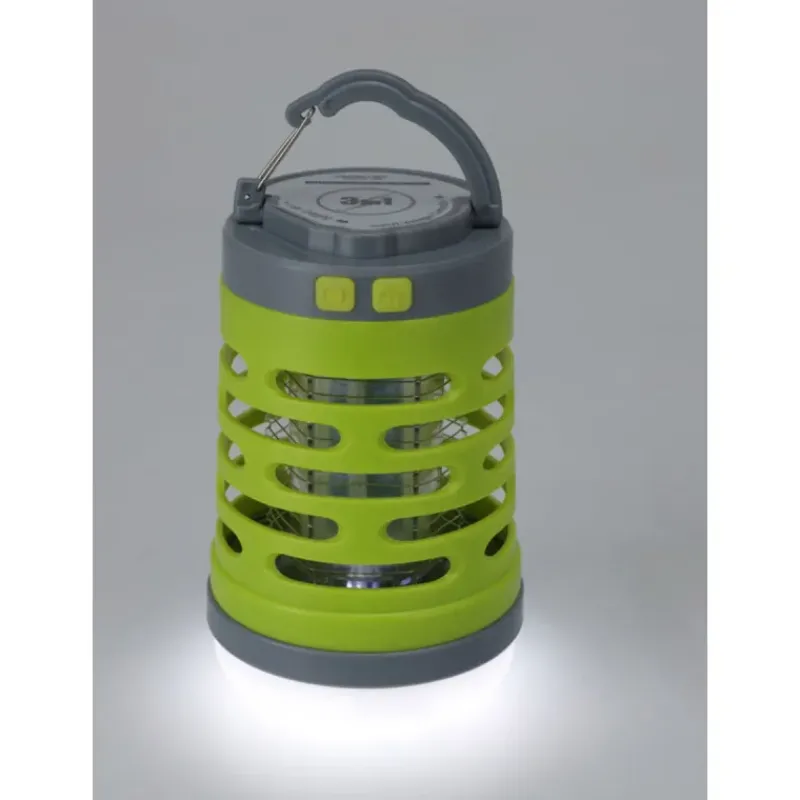 Lampe anti-moustiques 3 en 1 - Lanterne UV rechargeable USB-C*