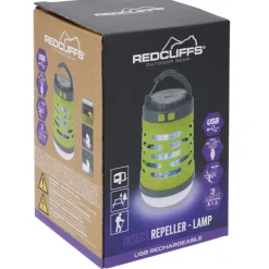 Lampe anti-moustiques 3 en 1 - Lanterne UV rechargeable USB-C*